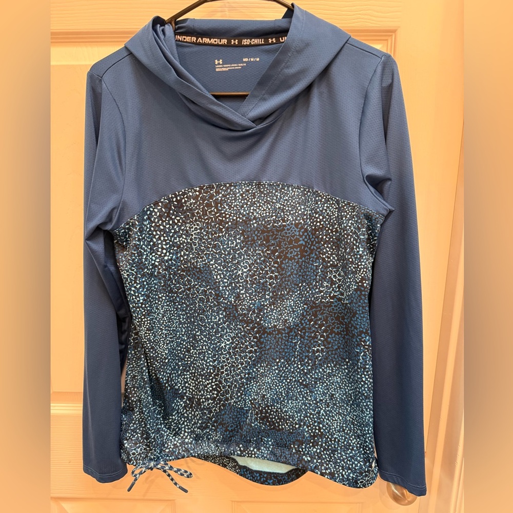 Under Armour Navy and Speckled Sun Hoodie